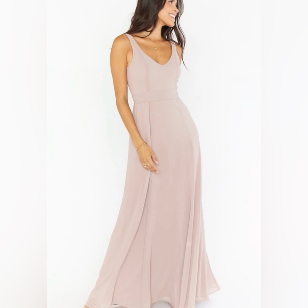 Show Me Your MuMu Blush Sleeveless Maxi Dress